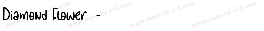 Diamond Flower字体字体转换